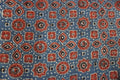 Ajrakh handblock kala cotton Kurti /top material/ indigo blue / Block pattren 10