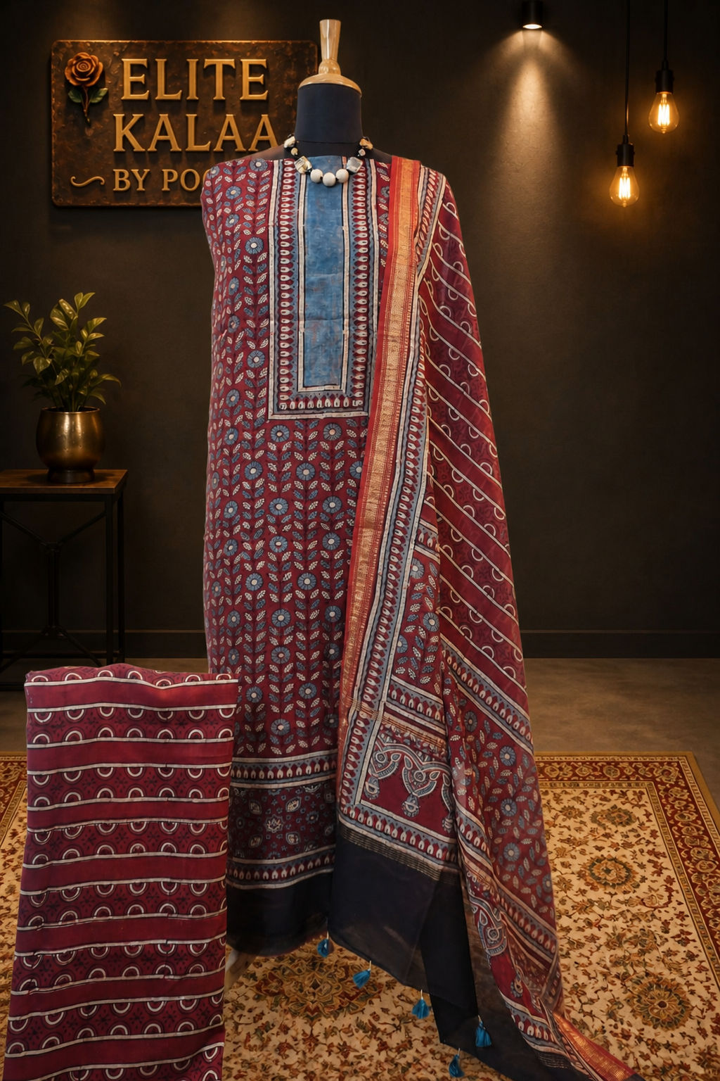 Ajrakh Hand Block Prints