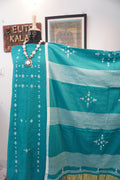Bhujodi kala cotton 3 piece suit/Rama Green design 2