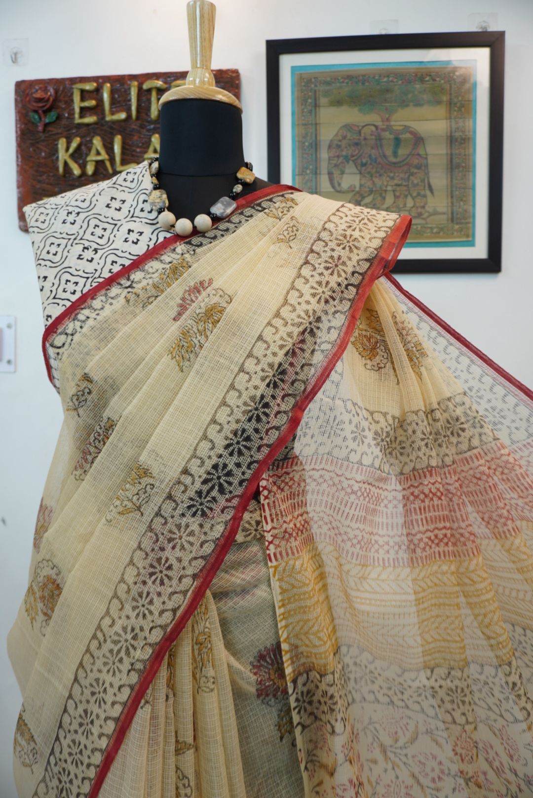 Handblock kota saree/ design 2