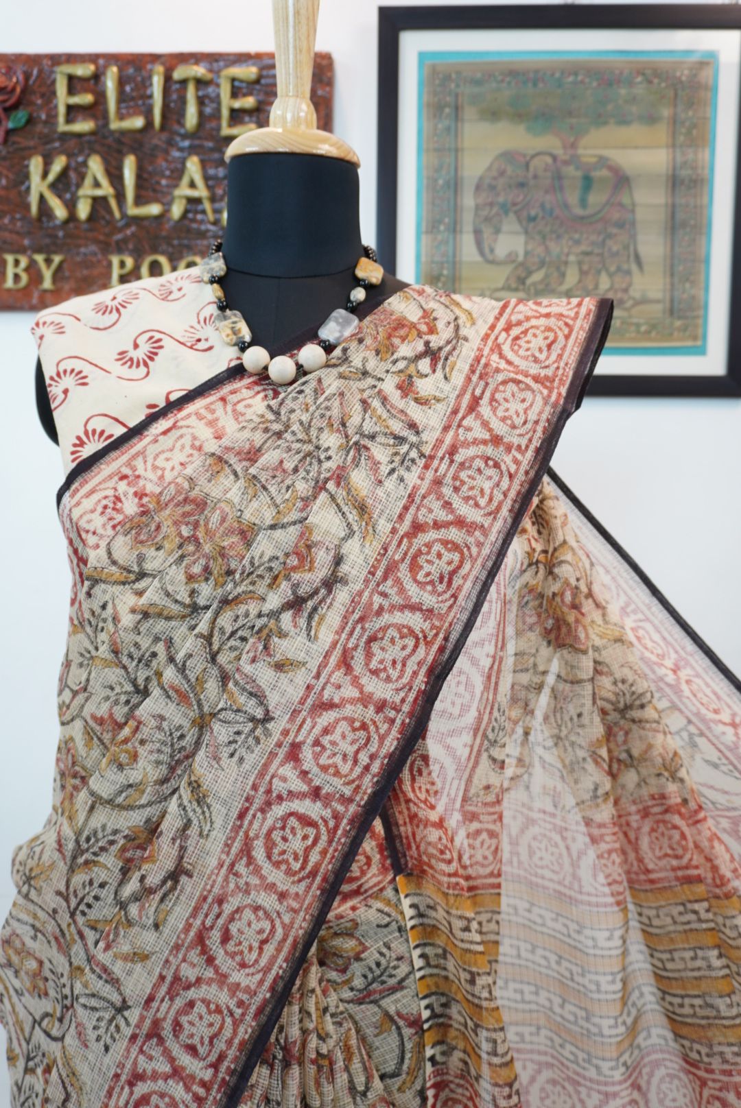 Handblock kota saree/ design 4