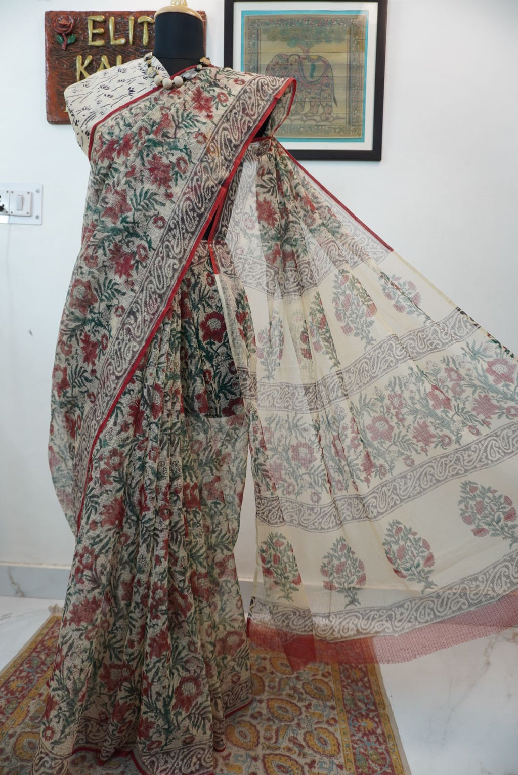 Handblock kota saree/ design 5