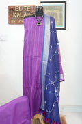 Linen 3 piece suits with embroidery