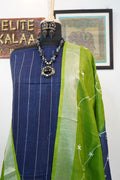 Linen 3 piece suits with embroidery